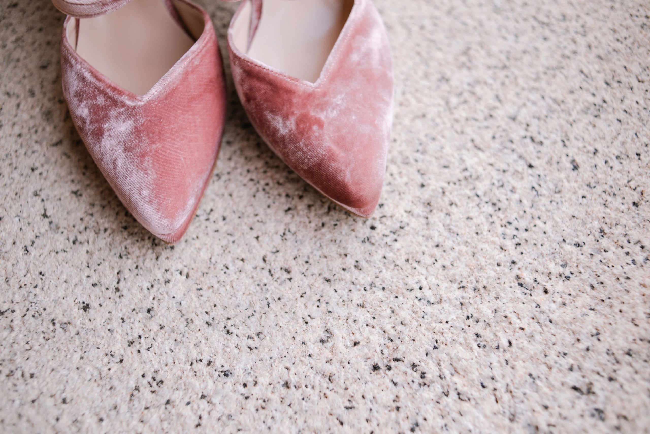 zapatos de terciopelo a medida