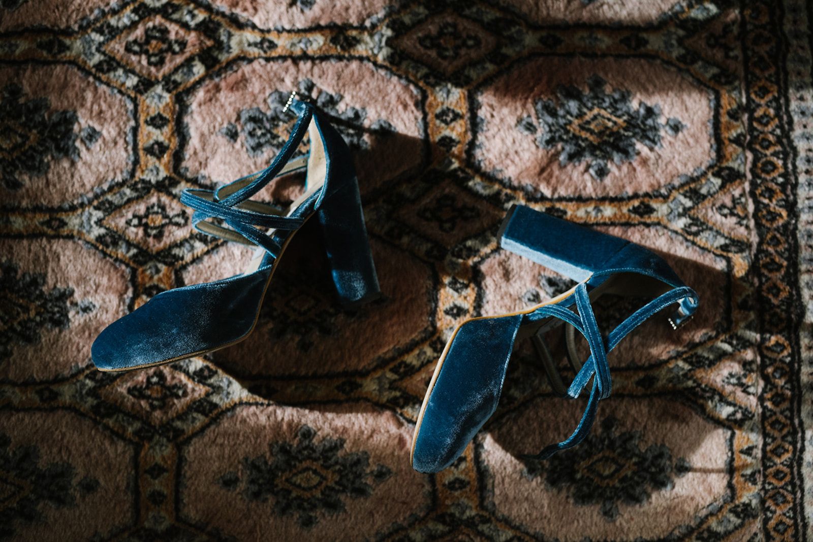 zapatos terciopelo novia