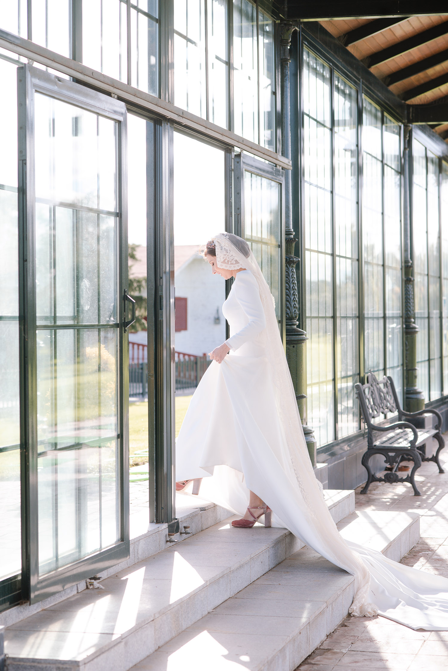 novias zapatos terciopelo