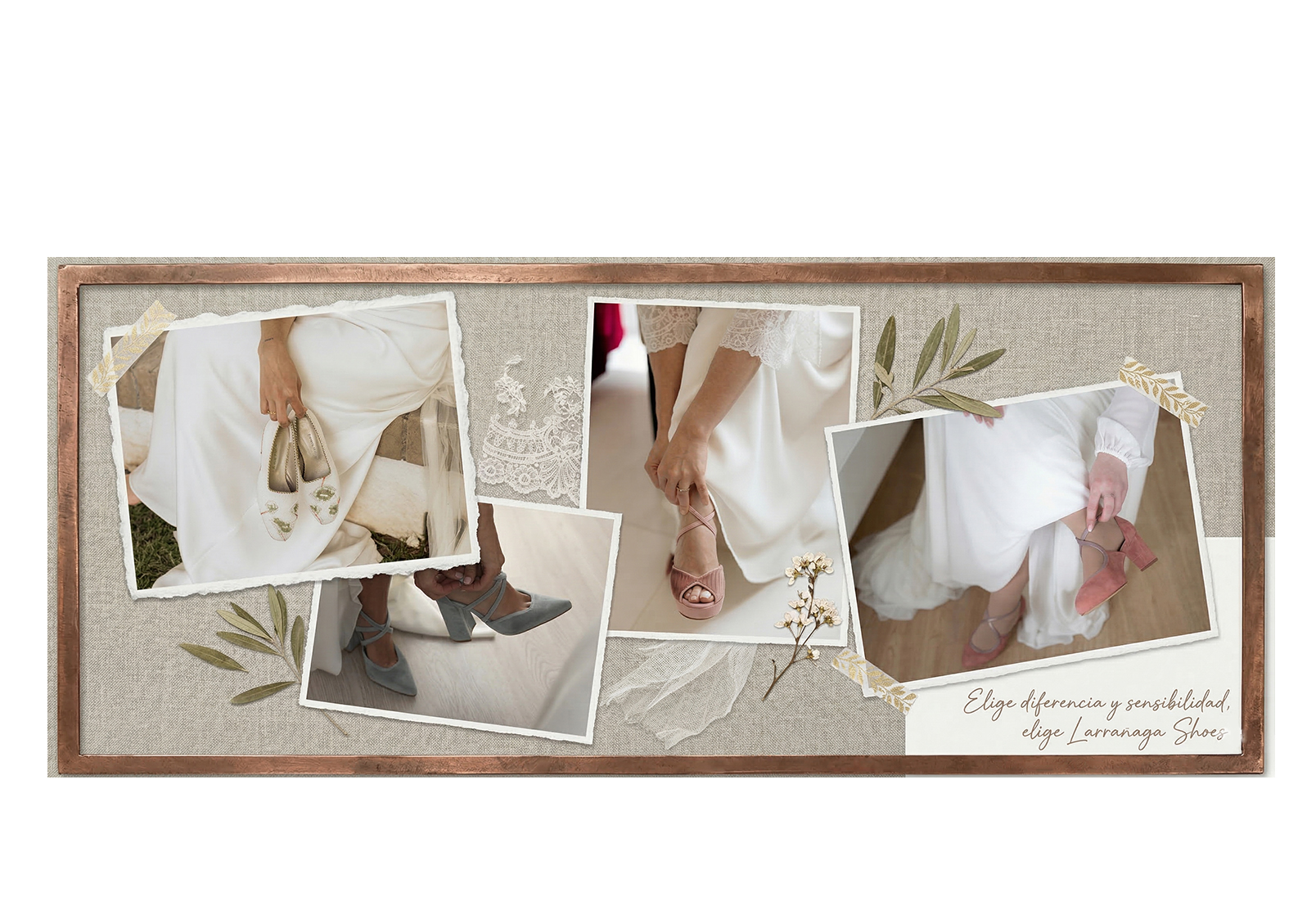 Zapatos de novia personalizados Larrañaga